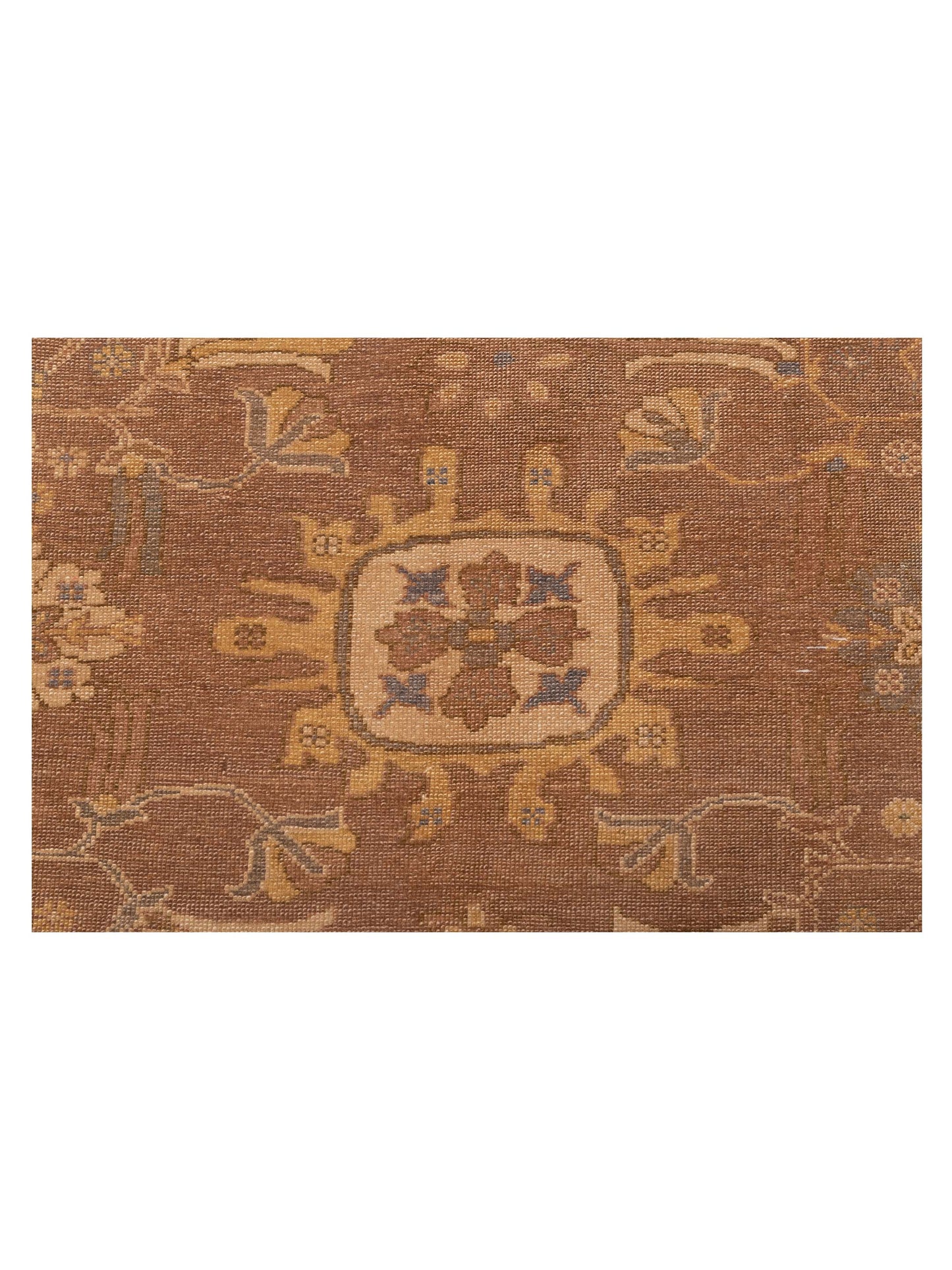 Turkish Elvaria Light Brown 9x11 Hand Knotted Rug