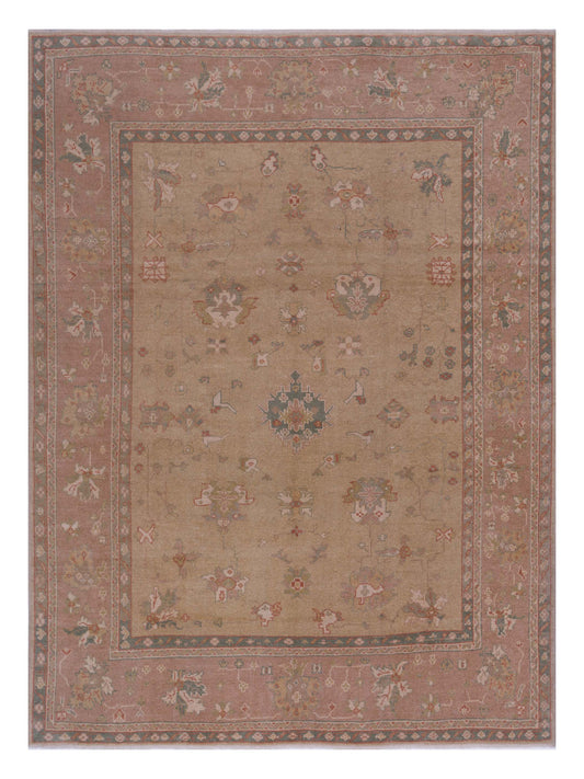 Pasha Anadol Oushak  Beige Pink Transitional