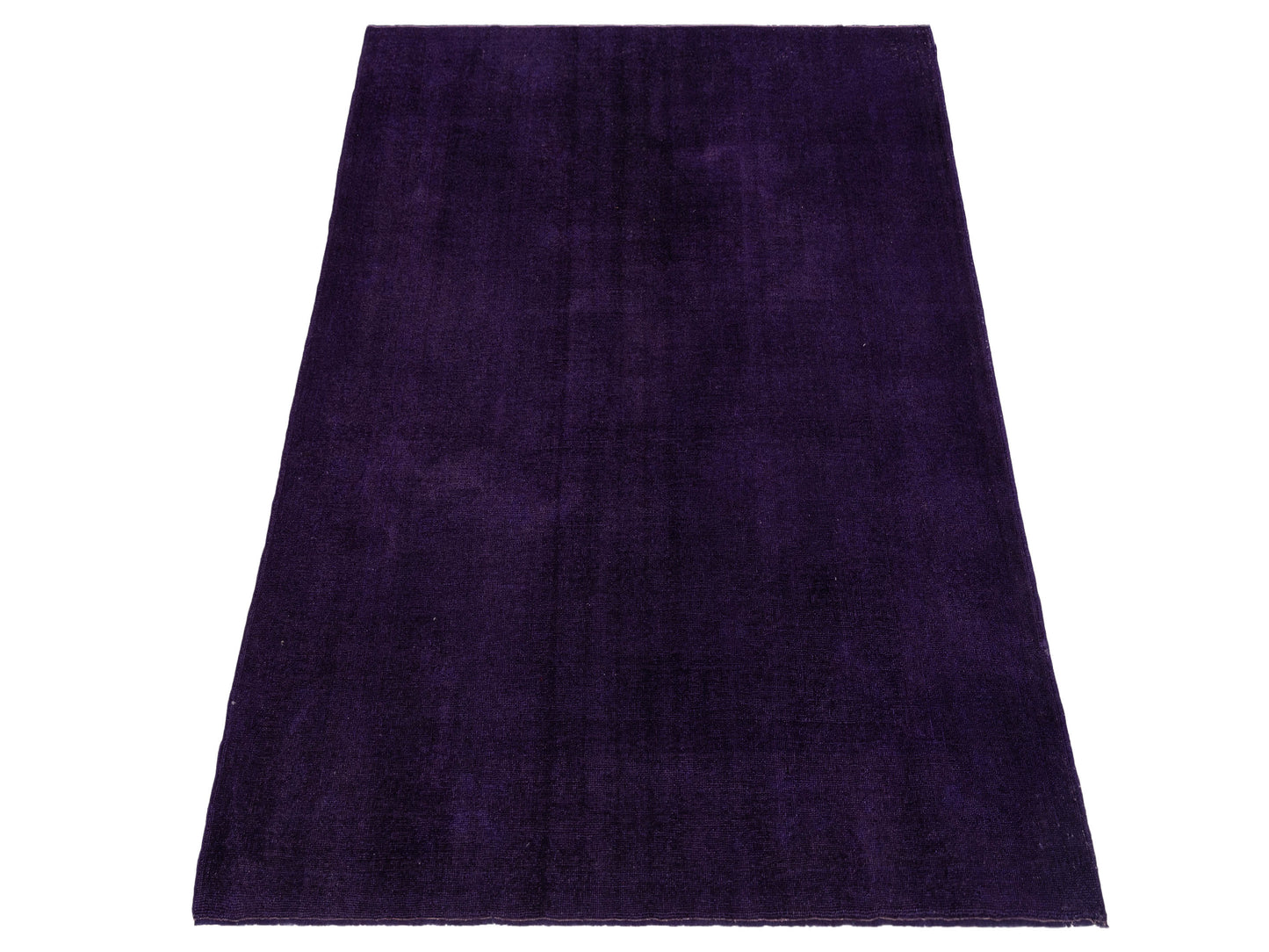 Vintage Purple Purple 8.4x9.4 Hand Knotted Rug