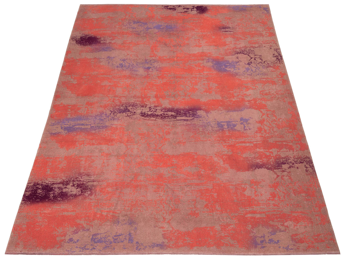 Vintage Pink 9.6x11.4 Hand Knotted Rug