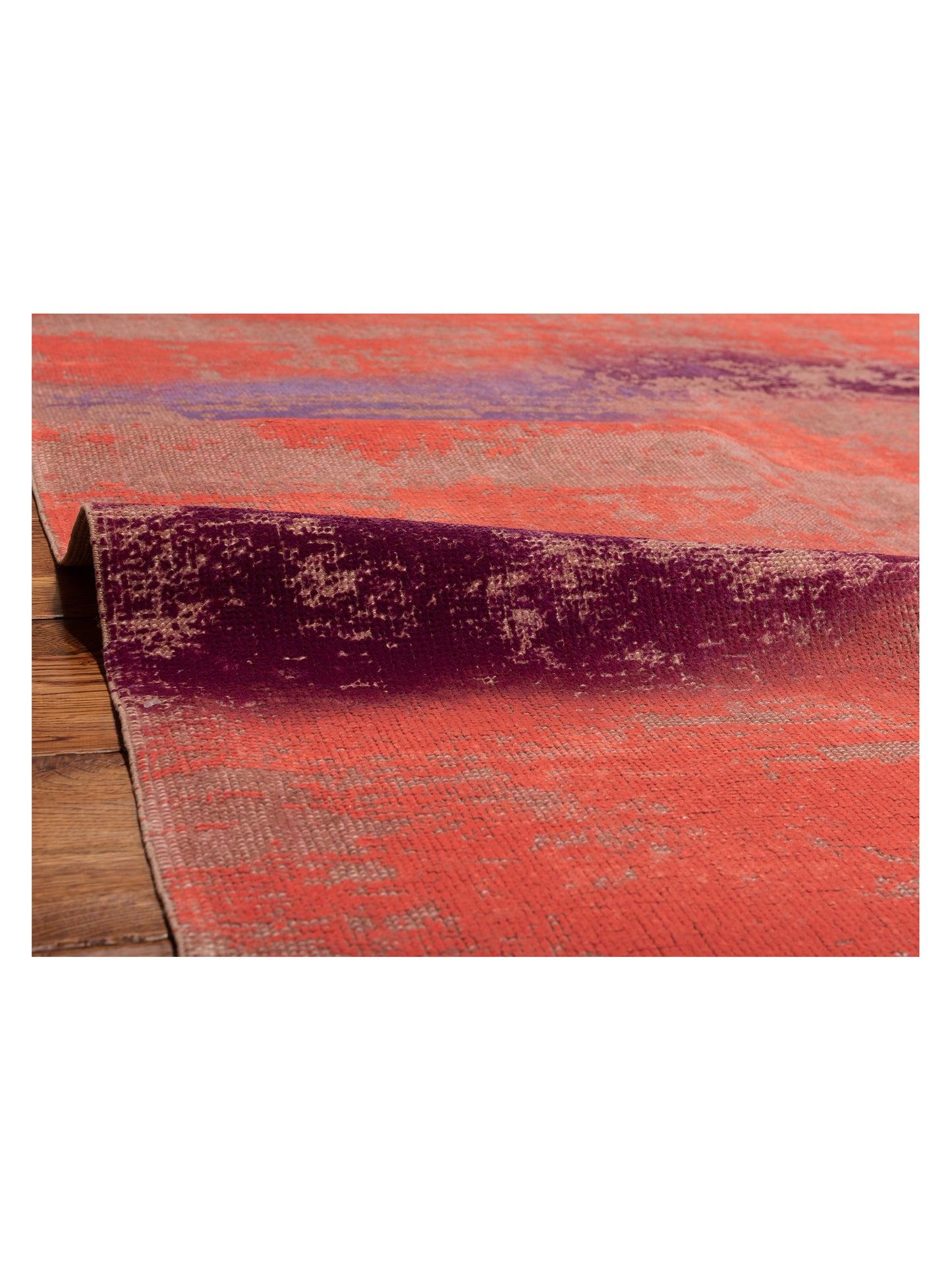 Vintage Pink 9.6x11.4 Hand Knotted Rug