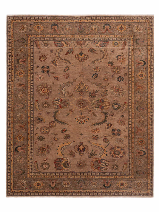 Pasha Turkish Elvan  Taupe Silver Traditional