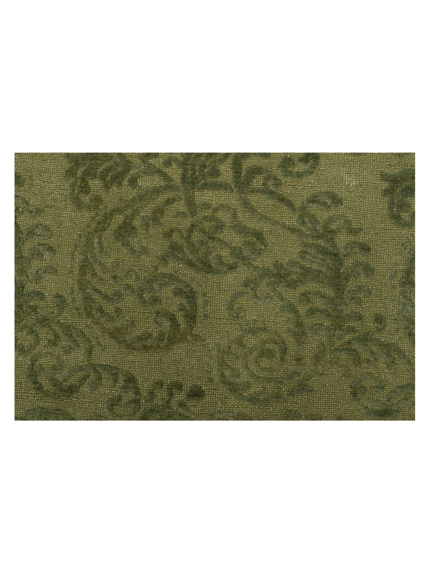 Vintage Green 8.10x11.6 Hand Knotted Rug