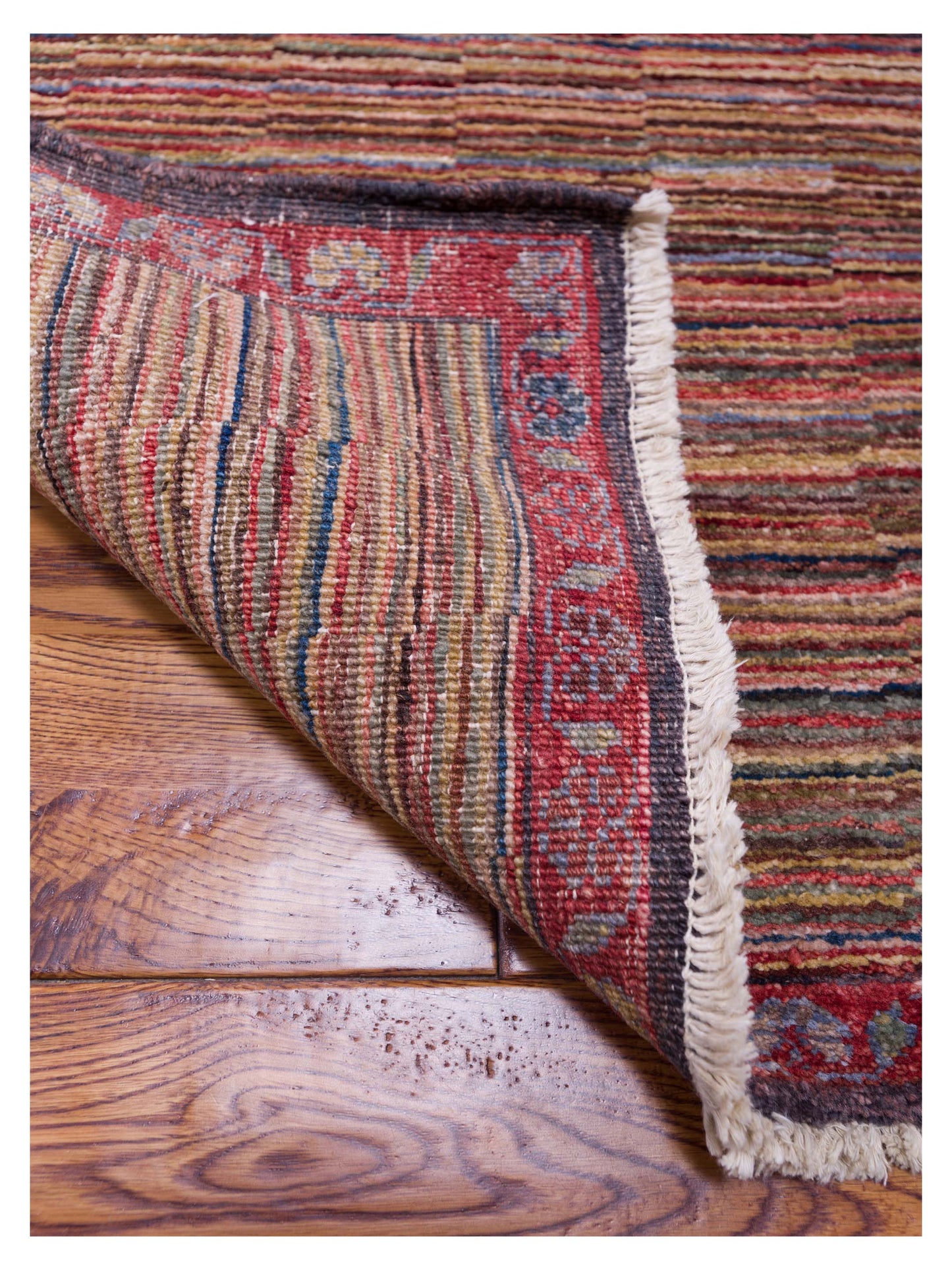 Gabbeh Multi 4x5.8 Hand Knotted Rug