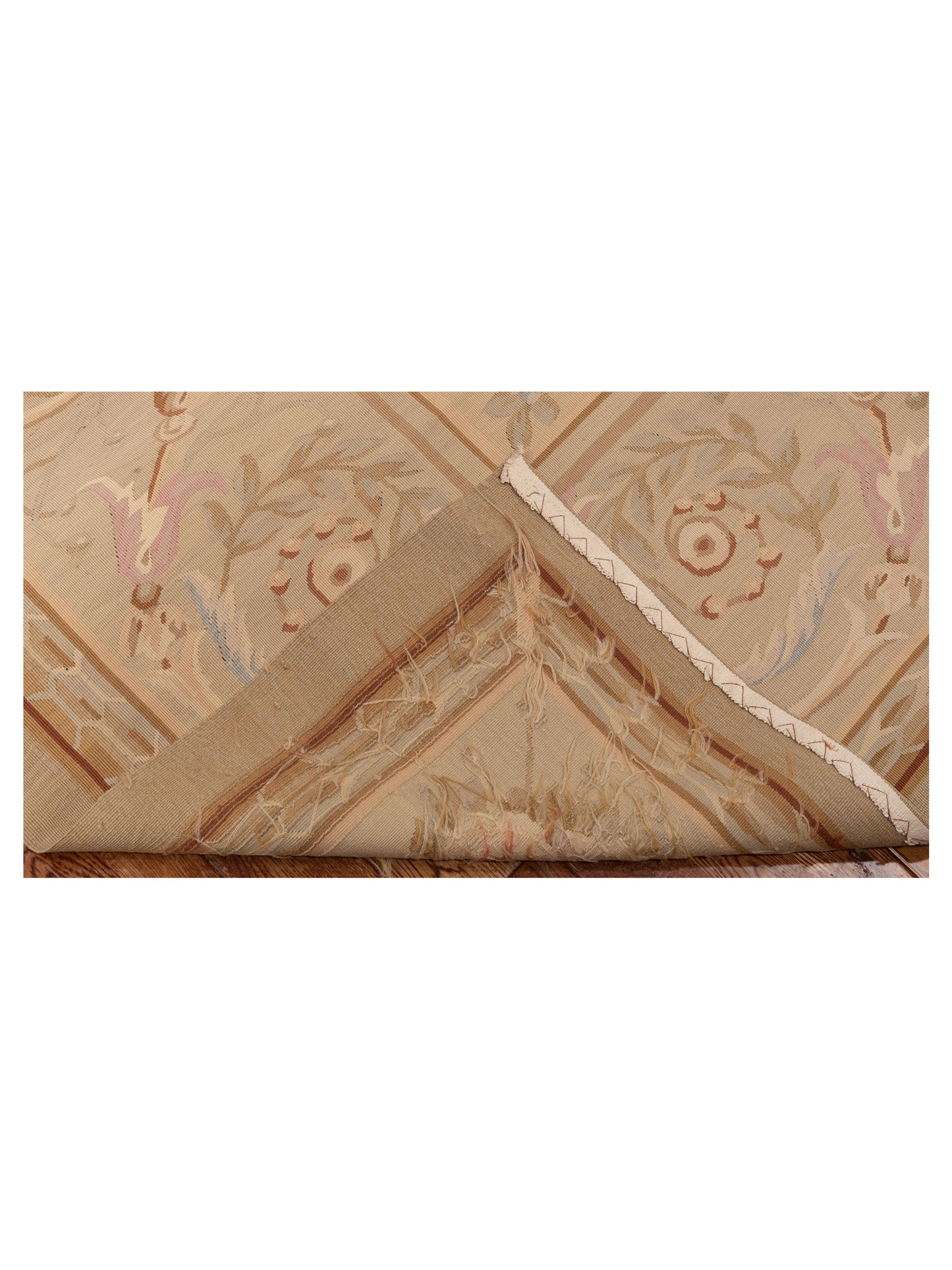 Florienne Cream Cream 7.9x9.11 Hand Knotted Rug