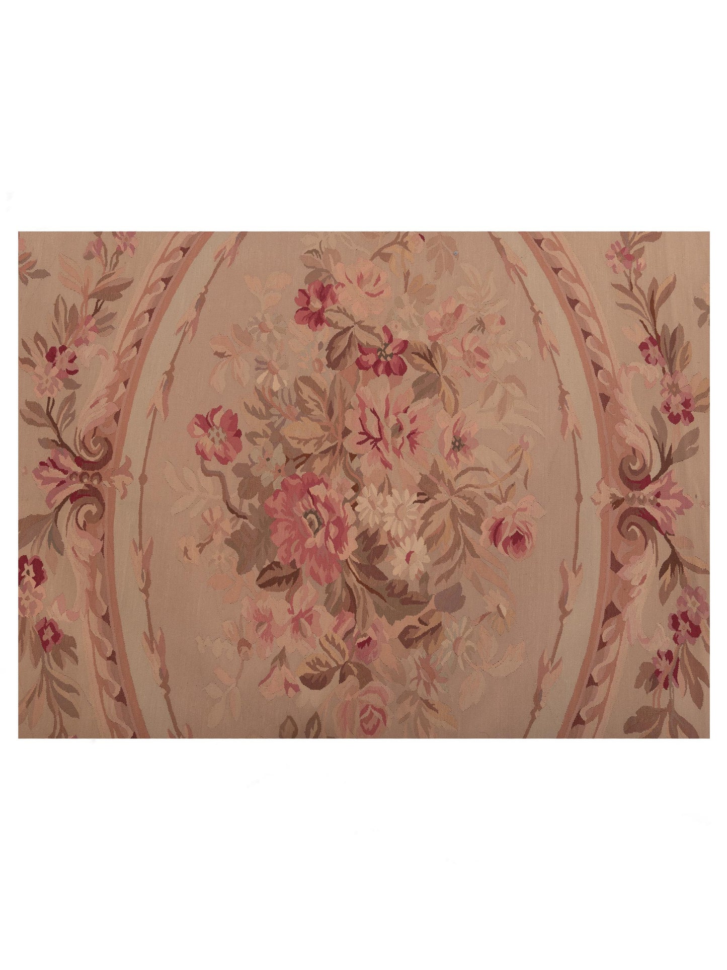 Florienne Cream Silver 7.10x10.8 Hand Knotted Rug