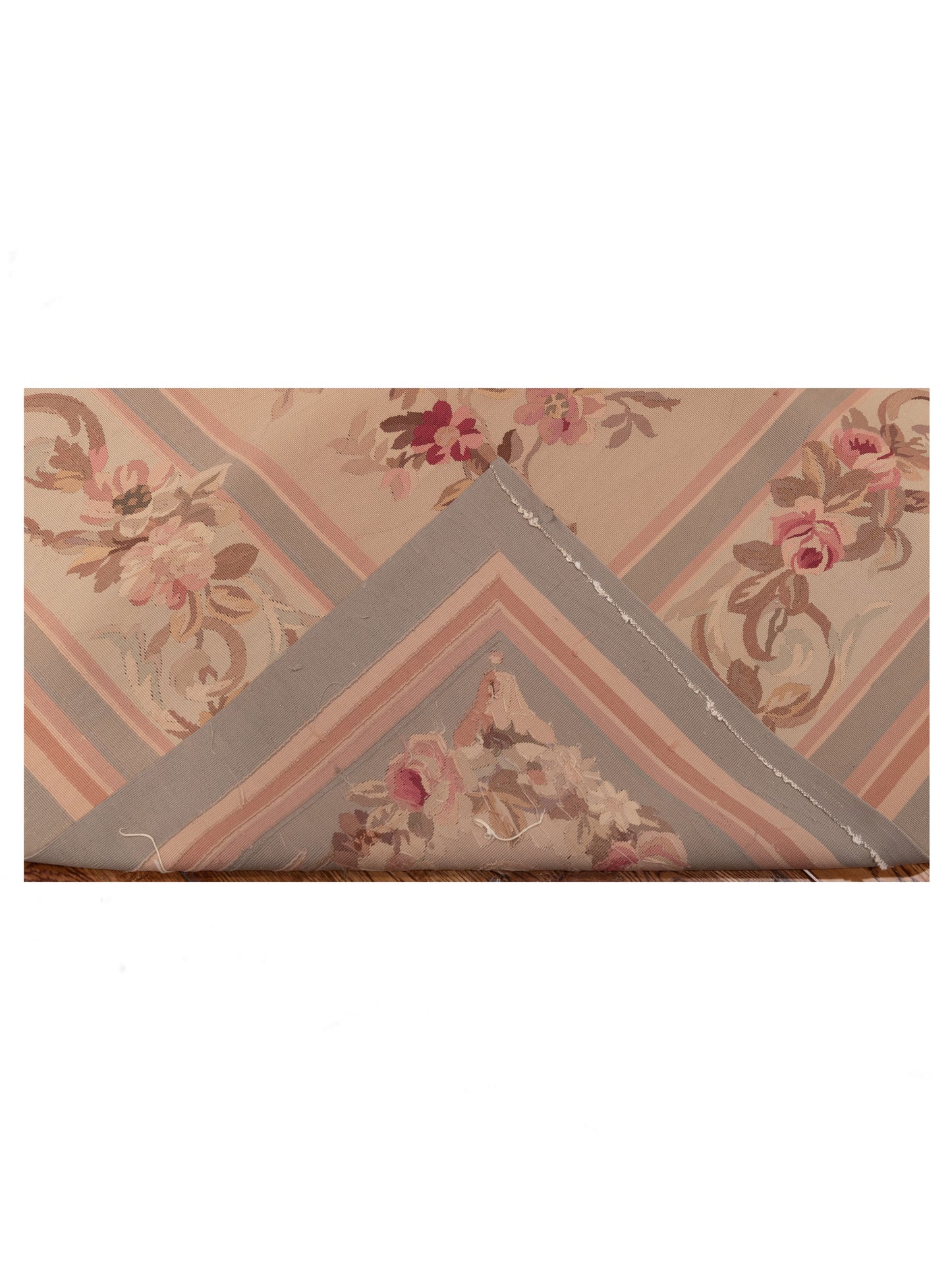 Florienne Cream Silver 7.10x10.8 Hand Knotted Rug