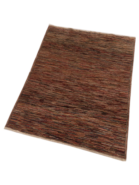 Gabbeh Multi 3.4x4.10 Hand Knotted Rug