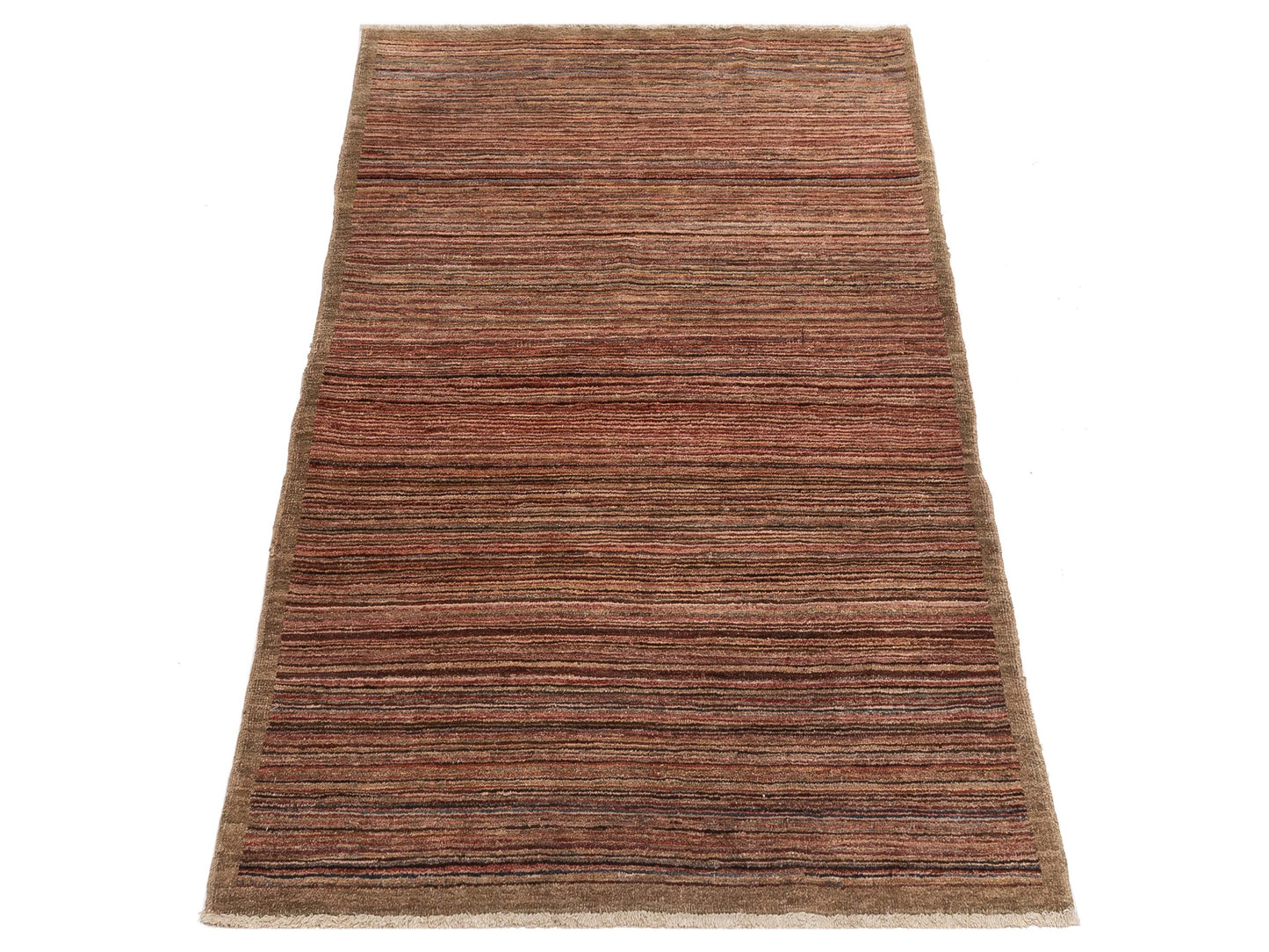 Gabbeh Multi 4x5.6 Hand Knotted Rug