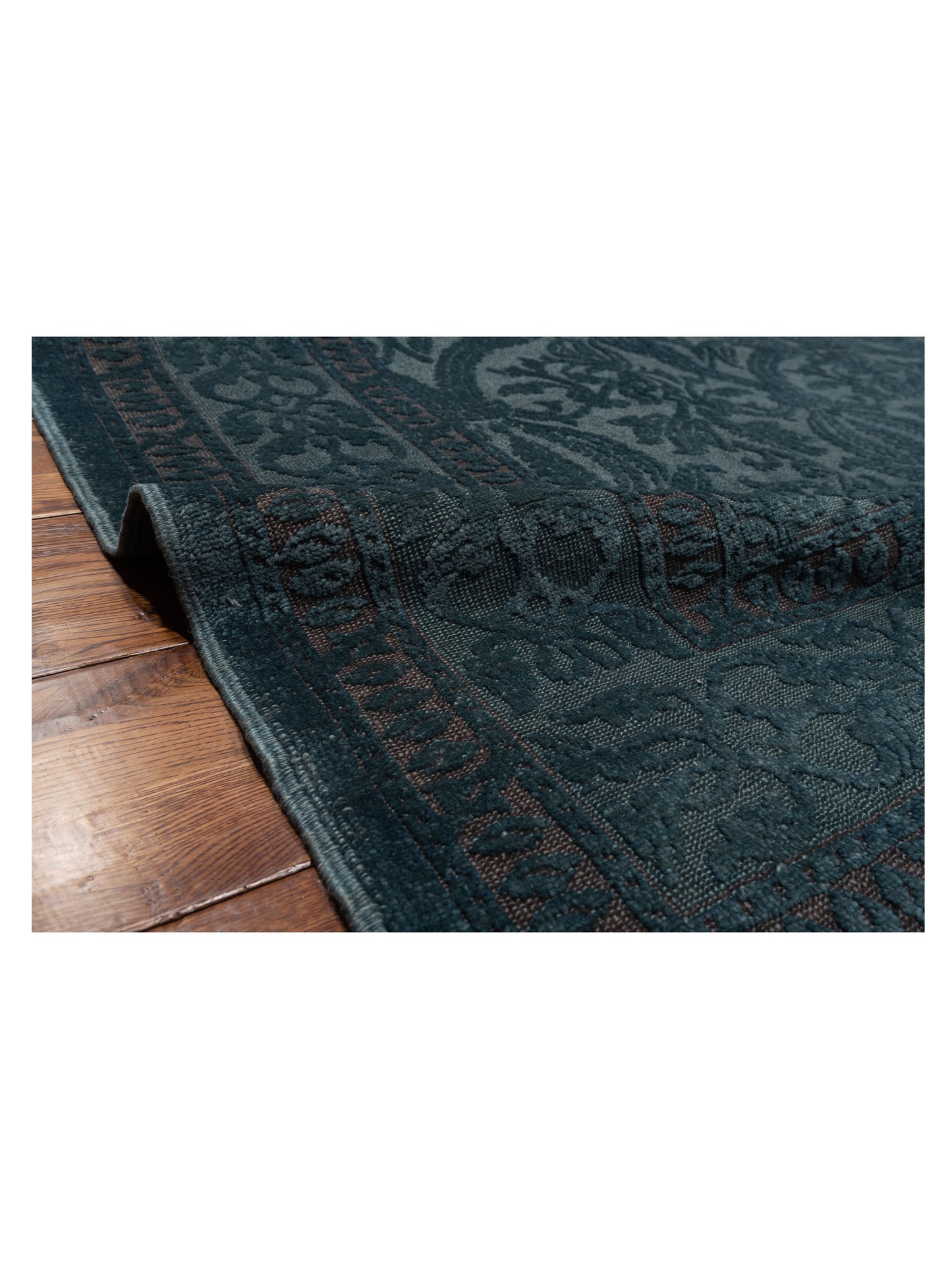 Vintage Blue 9.1x12 Hand Knotted Rug