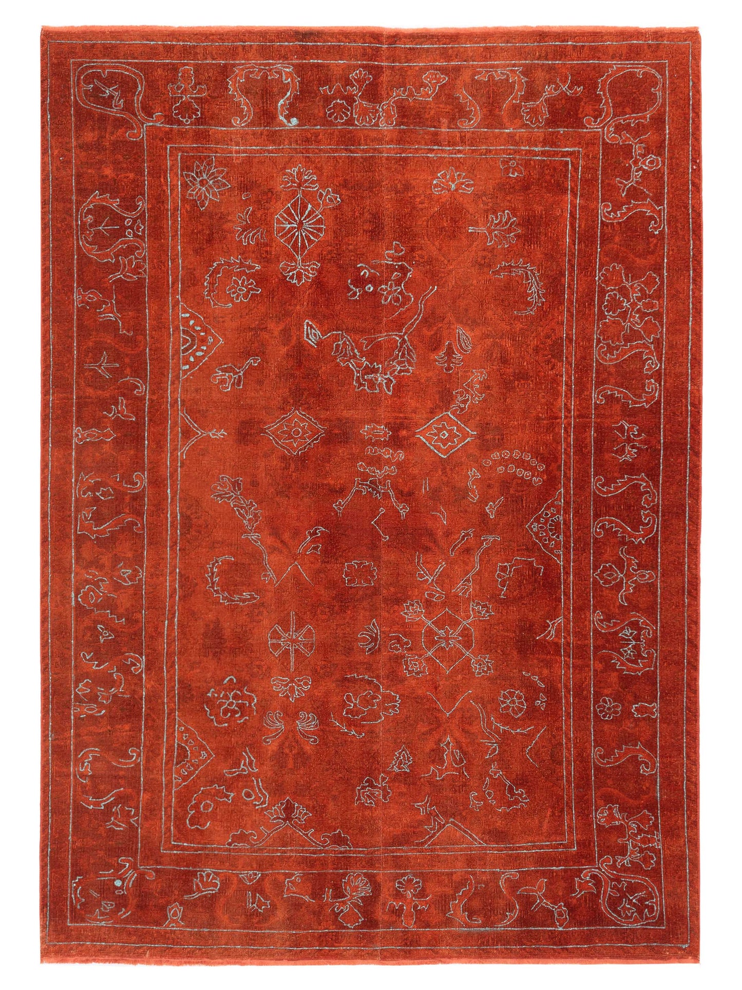 Pasha Vintage  Orange  Contemporary