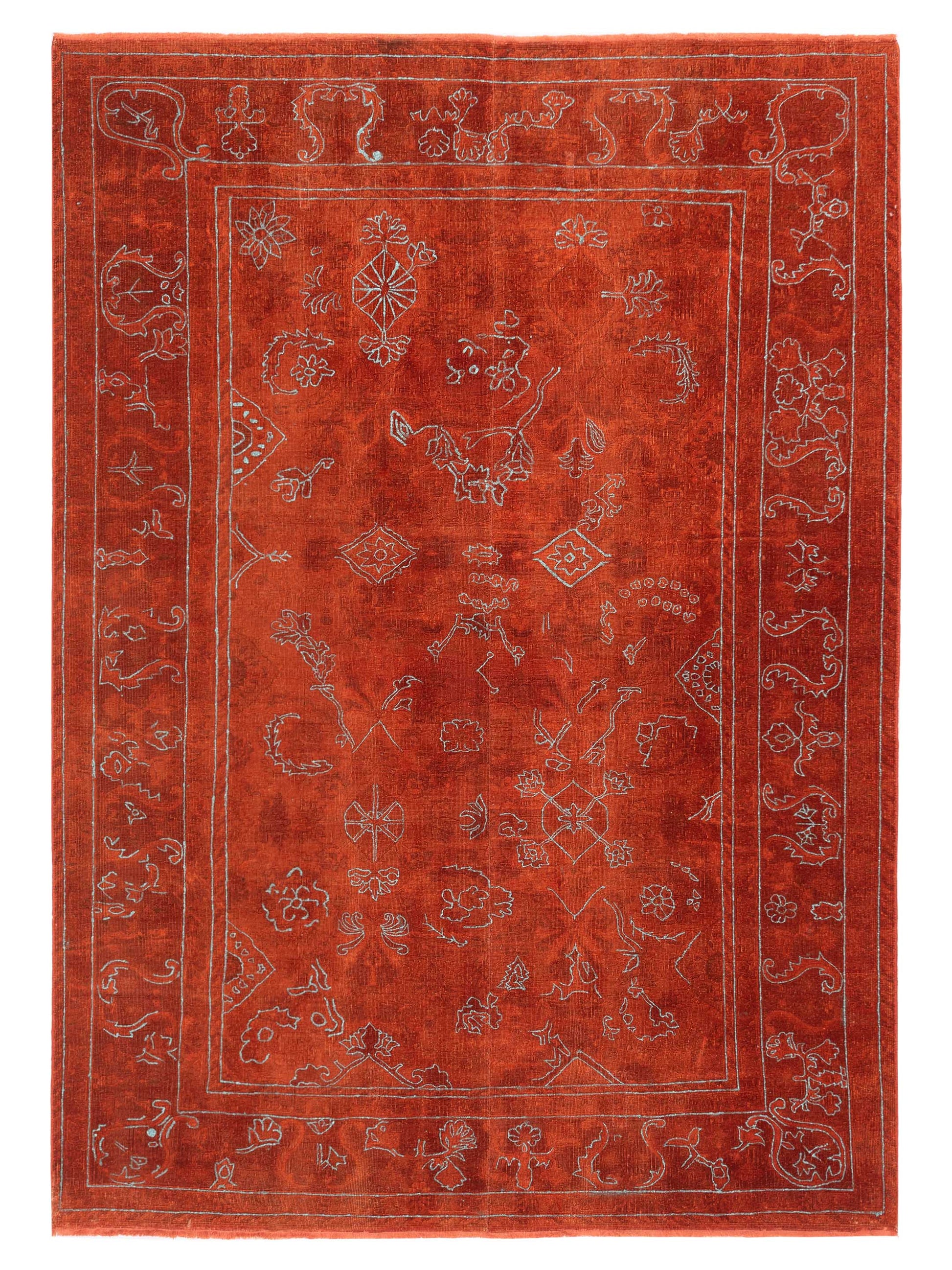 Pasha Vintage  Orange  Contemporary