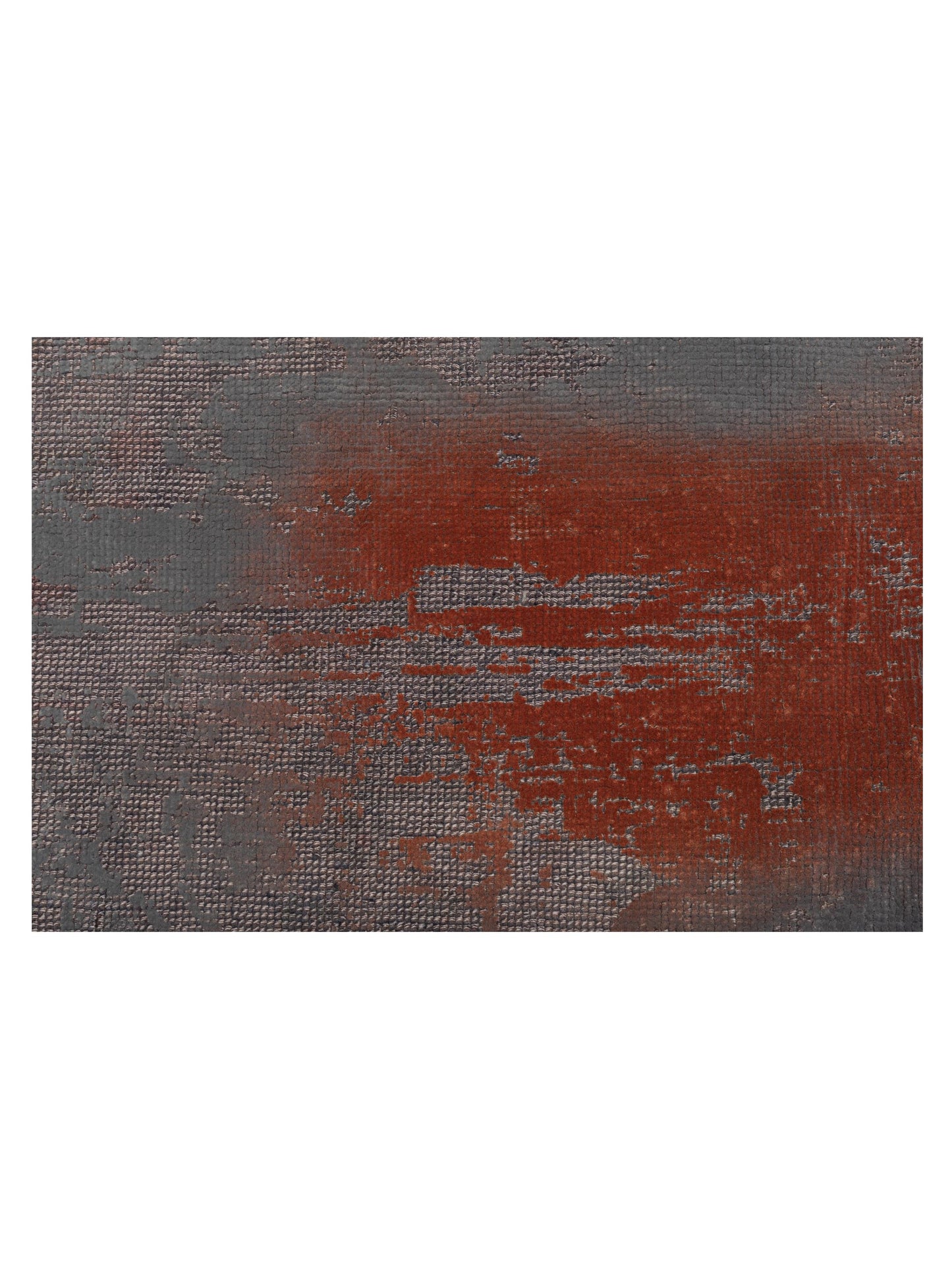 Vintage Dark Gray 9.3x13.3 Hand Knotted Rug