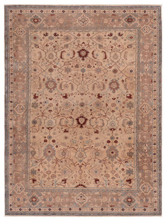 Pasha Turkish Elvan  Cream Brown Traditional