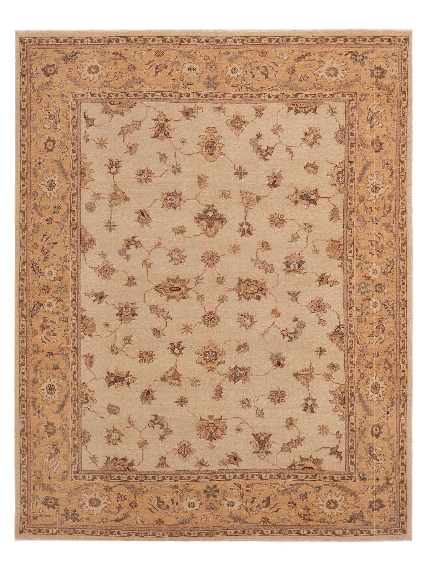 Pasha Turkish Elvan  Ivory Gold Traditional