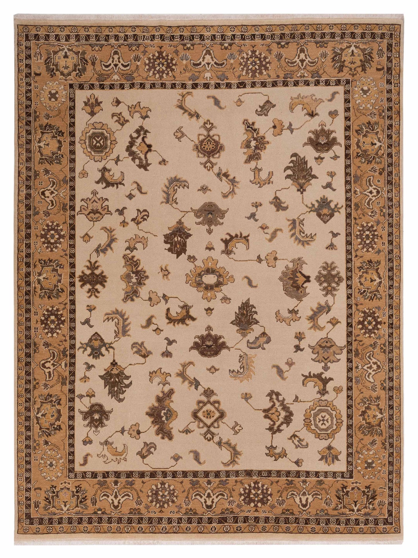 Pasha Turkish Elvan  Ivory Gold Traditional