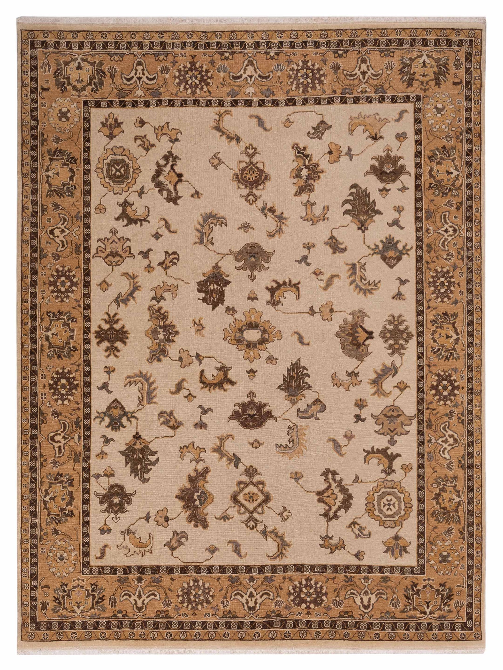 Pasha Turkish Elvan  Ivory Gold Traditional