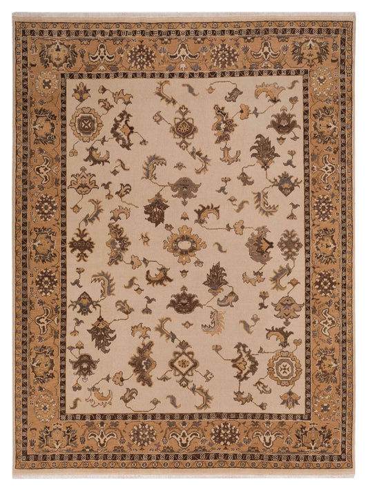 Pasha Turkish Elvan  Ivory Gold Traditional