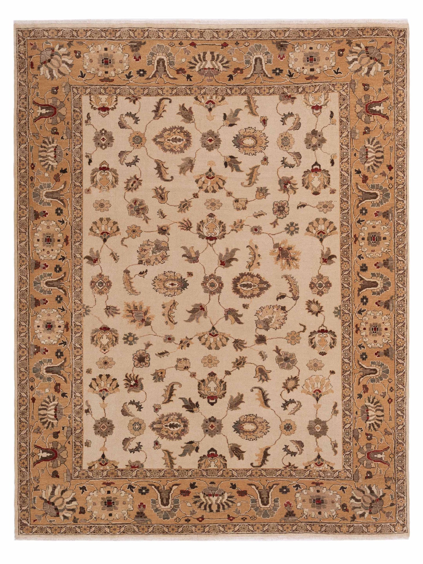 Pasha Turkish Elvan  Ivory Gold Traditional