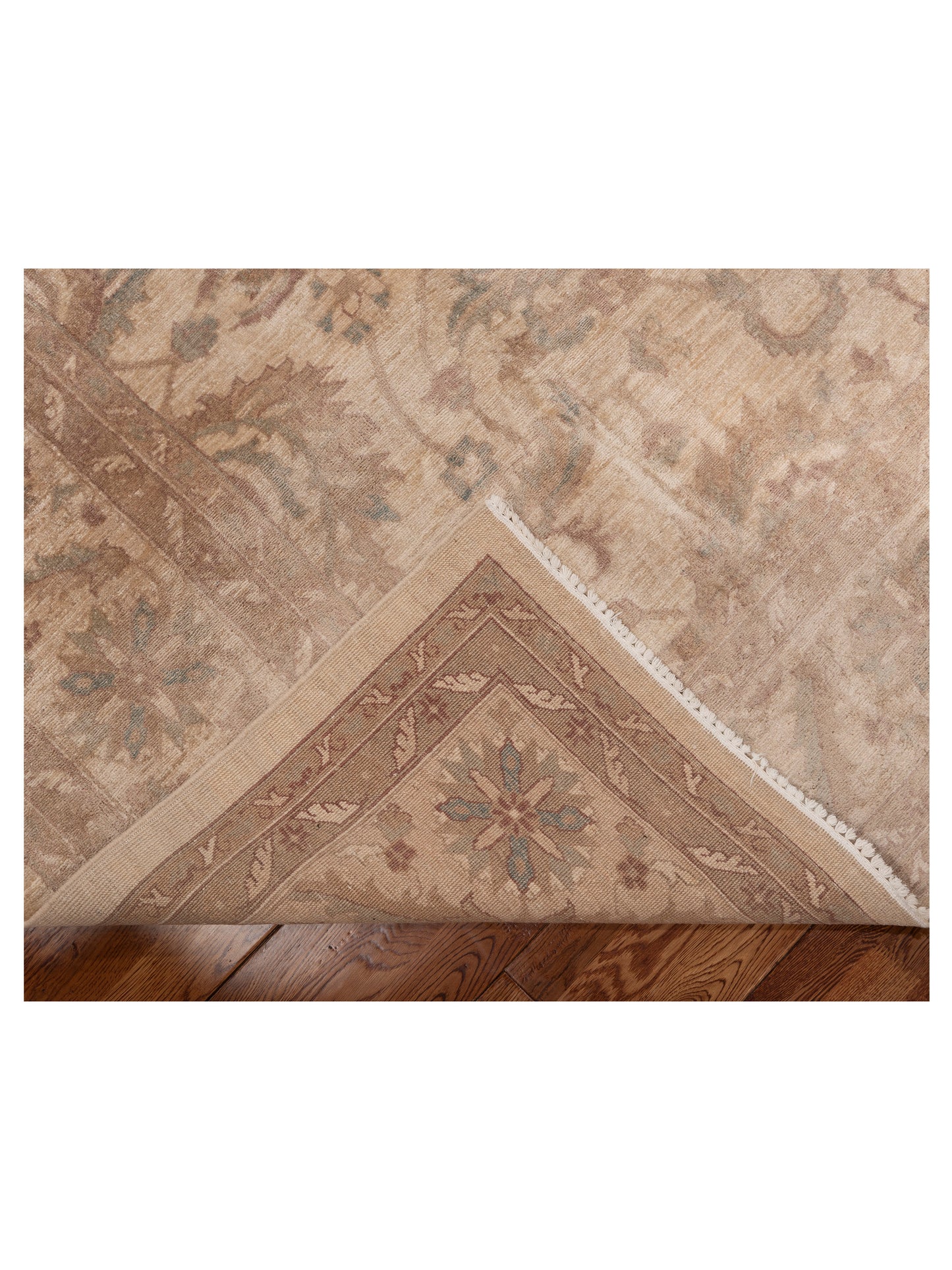 Sabira Ivory Cream 8.3x11.3 Hand Knotted Rug