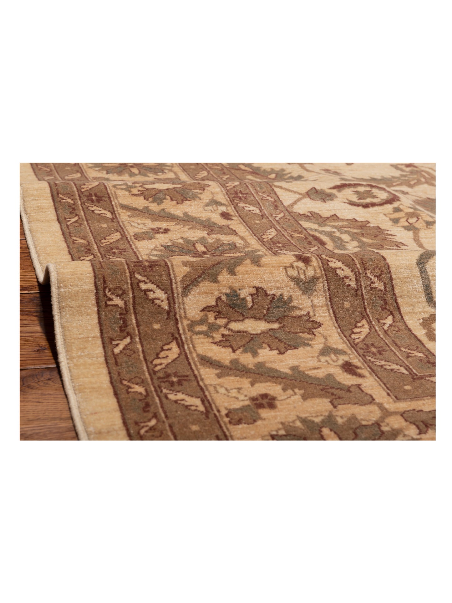 Sabira Ivory Cream 8.3x11.3 Hand Knotted Rug