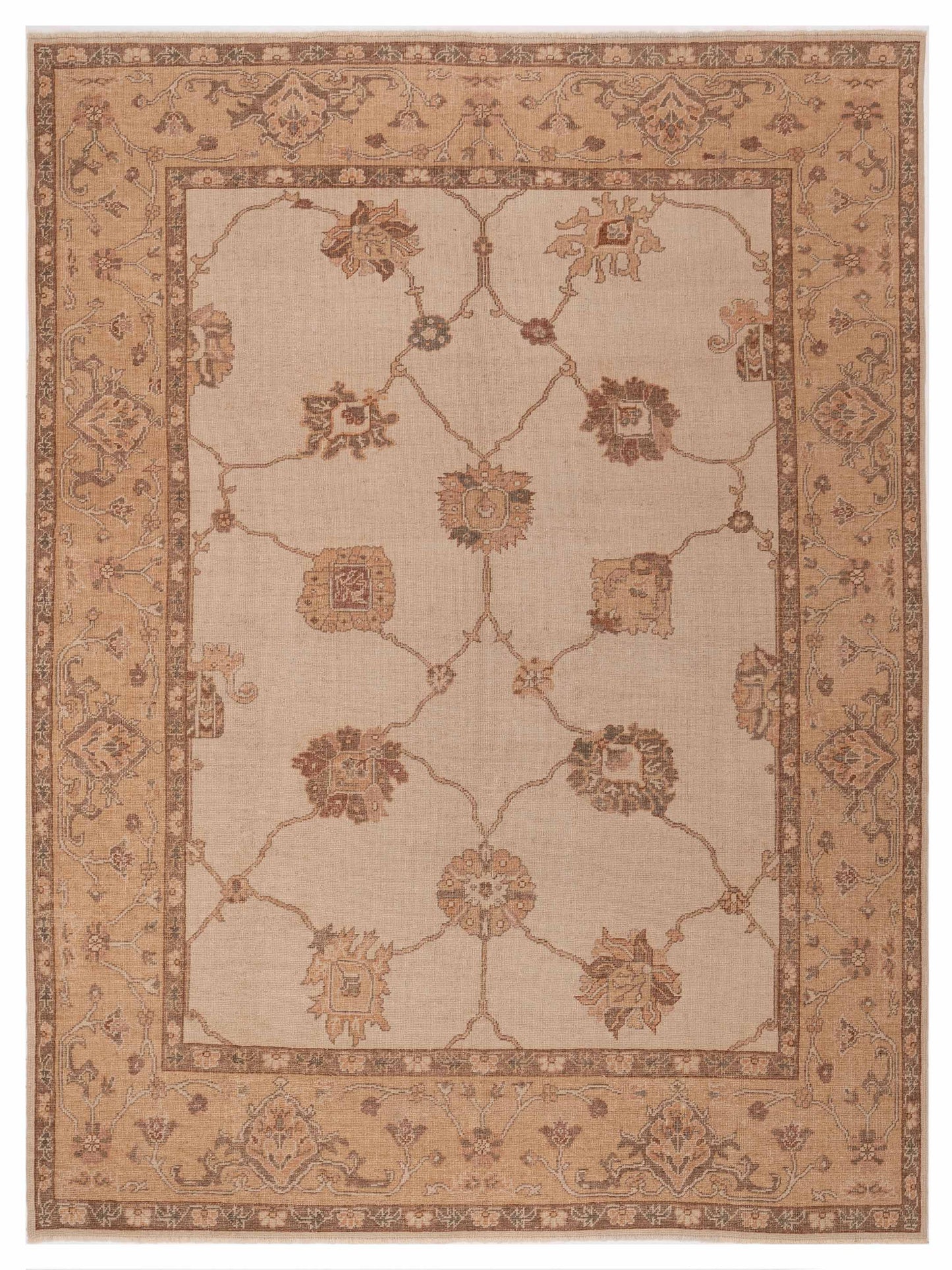 Pasha Anadol Oushak  Ivory Gold Transitional