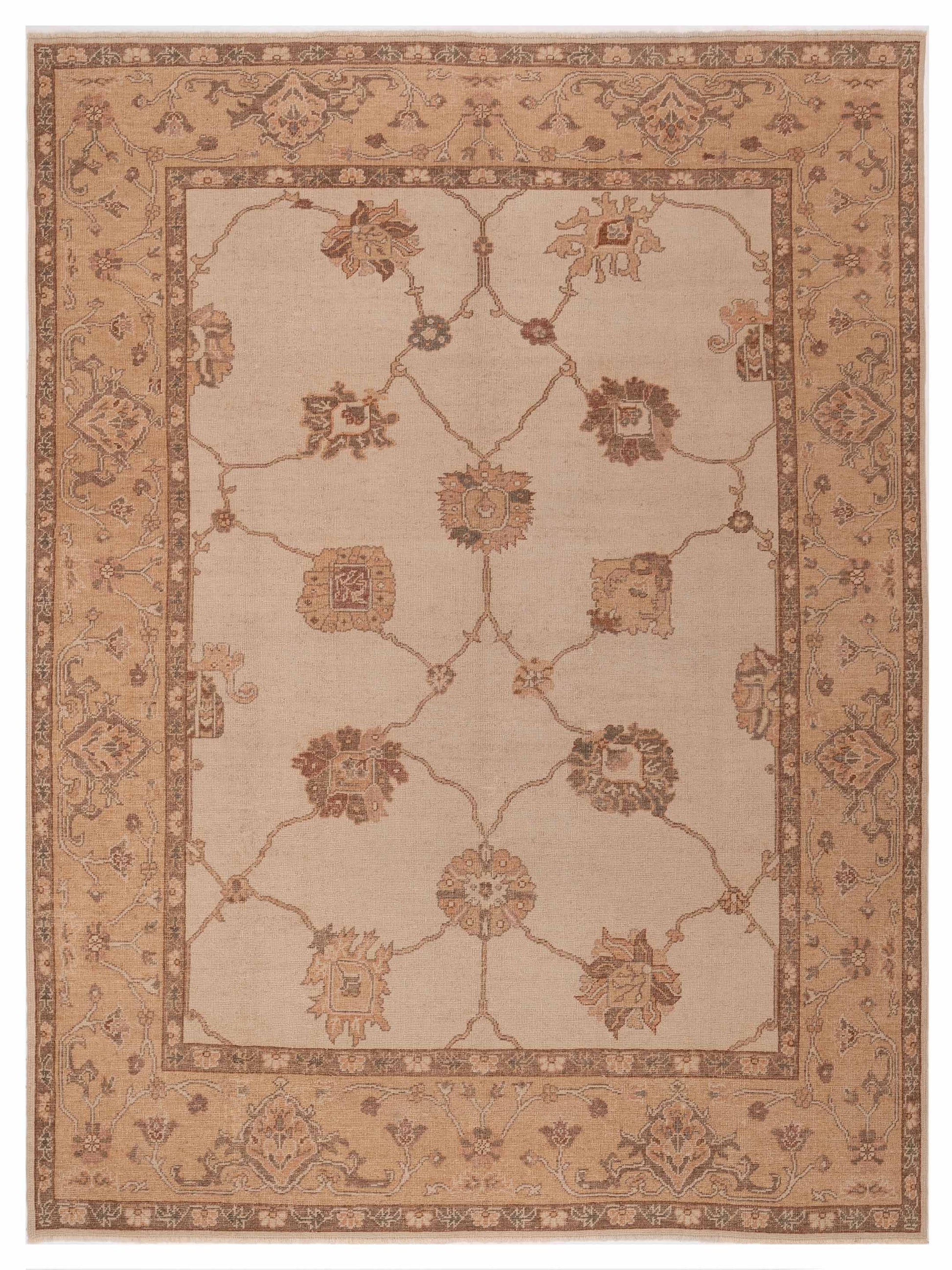 Pasha Anadol Oushak  Ivory Gold Transitional