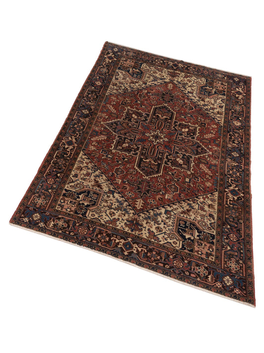 Antiqua Heirloom Red Brown 8.3x11 Hand Knotted Rug