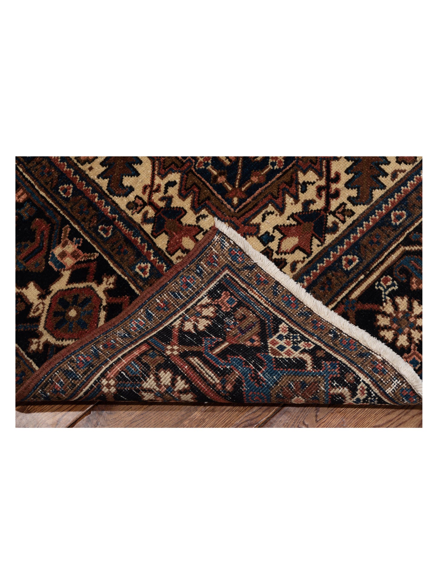 Antiqua Heirloom Rust Charcoal 8.6x10.8 Hand Knotted Rug