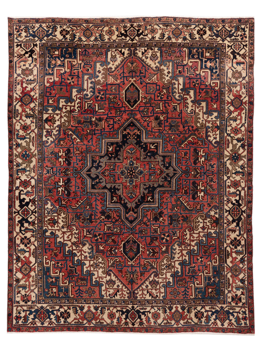 Pasha Antique Heirloom  Red Ivory Traditional