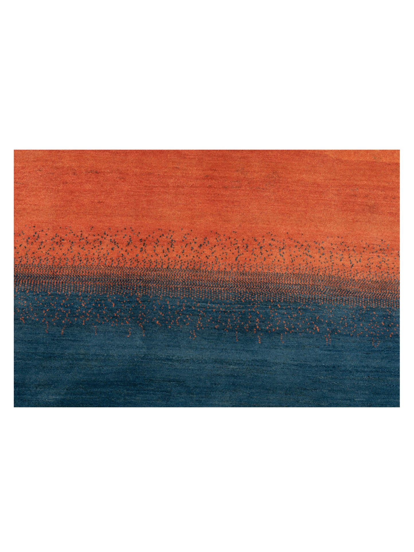 Modern Gabbeh Multi 7.8x10.2 Hand Knotted Rugs