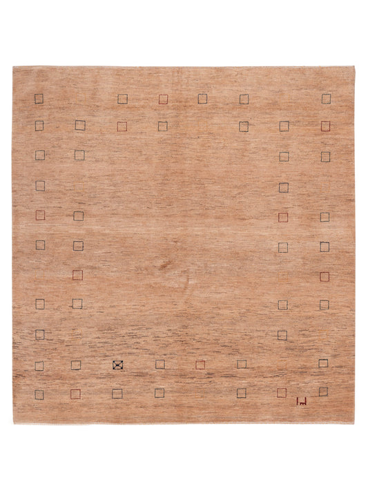 Siena Modern Gabbeh  Cream Cream Contemporary