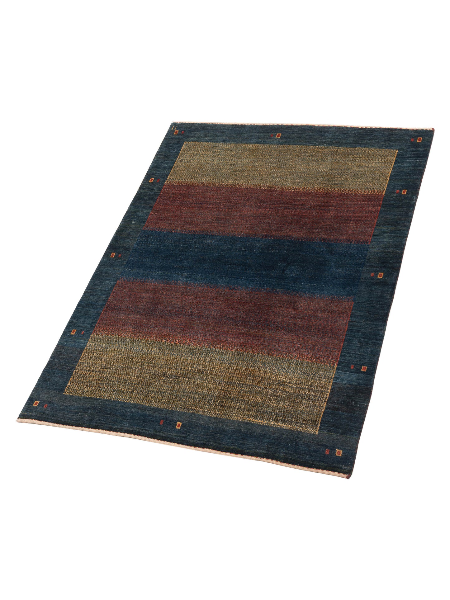 Modern Gabbeh Multi Multi 4.11x6.9 Hand Knotted Rugs
