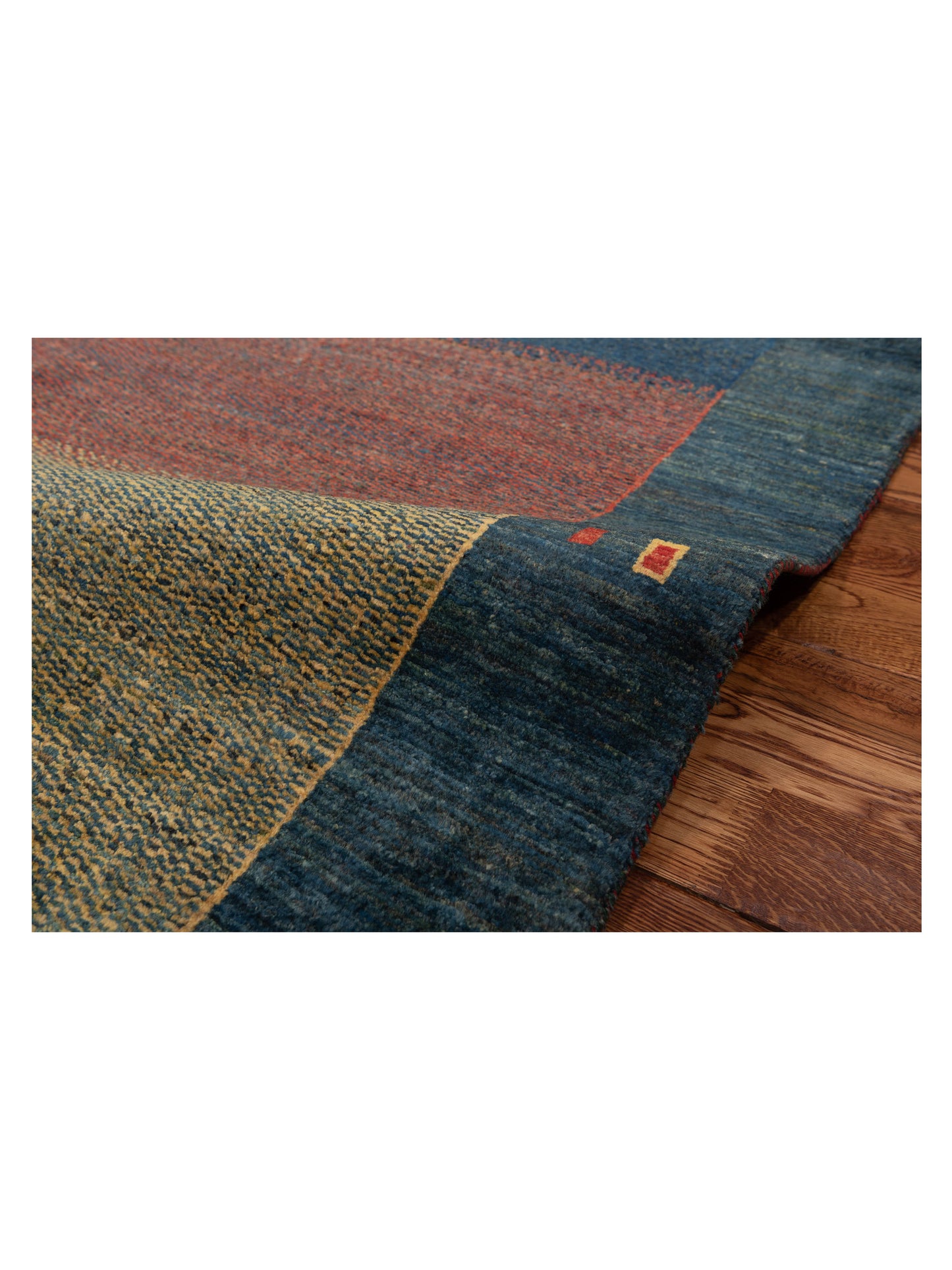 Modern Gabbeh Multi Multi 4.11x6.9 Hand Knotted Rugs