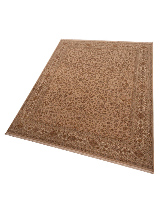 Imperen Cream Cream 9.2x12.3 Hand Knotted Rug