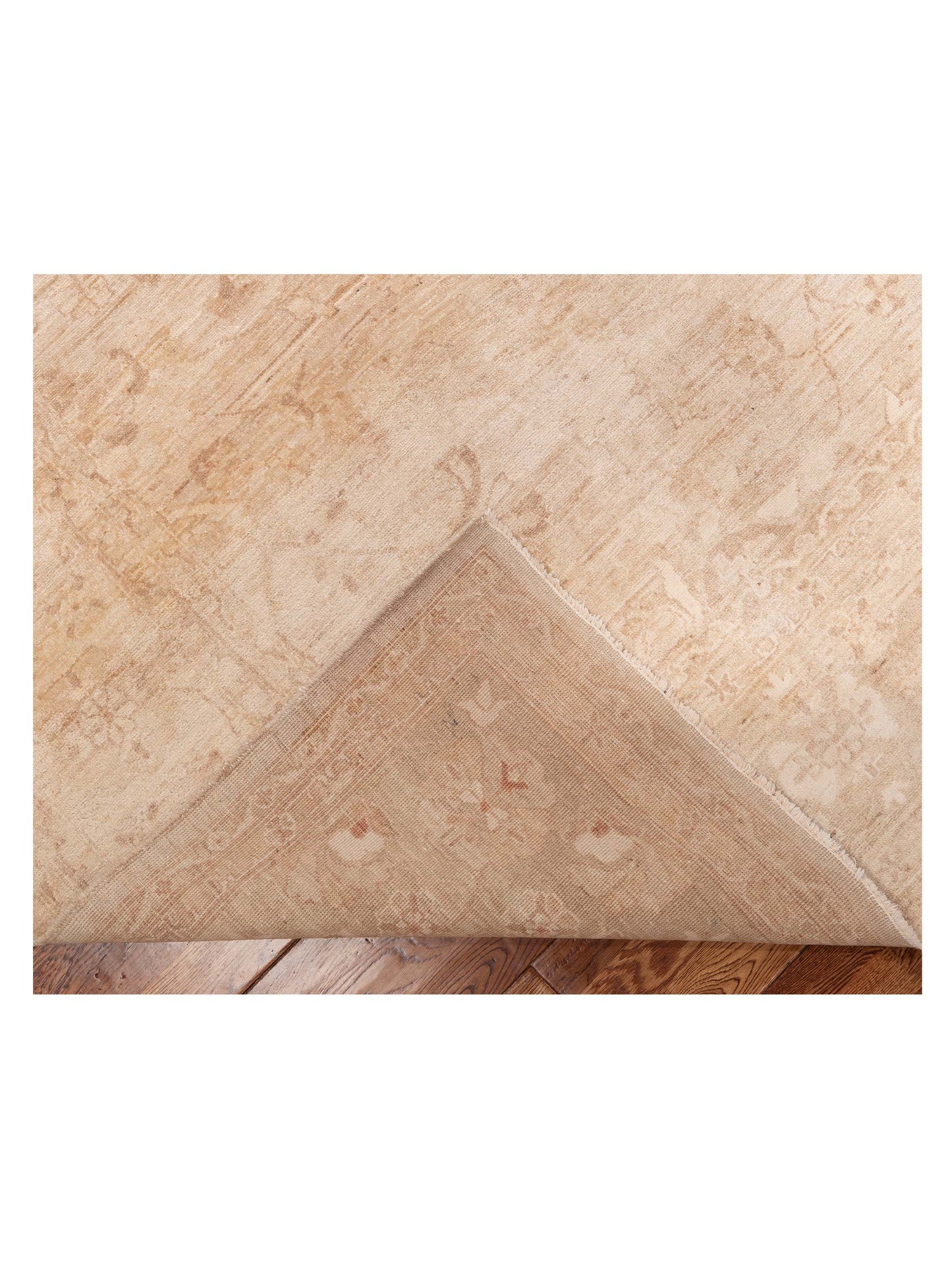 Sabira Silver Cream 9x11.11 Hand Knotted Rug