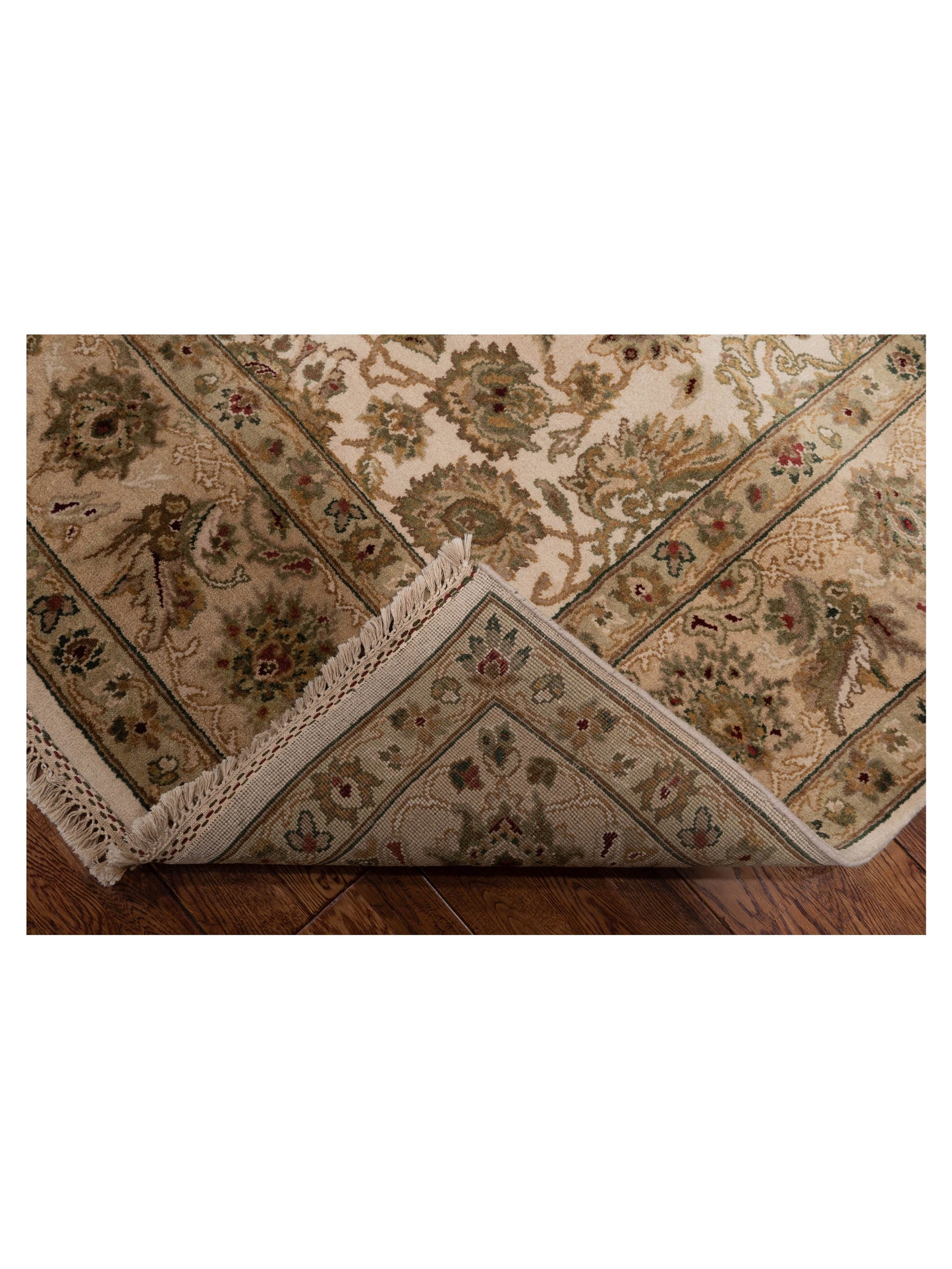 Corvella Ivory Beige 8.3x9.11 Hand Knotted Rug