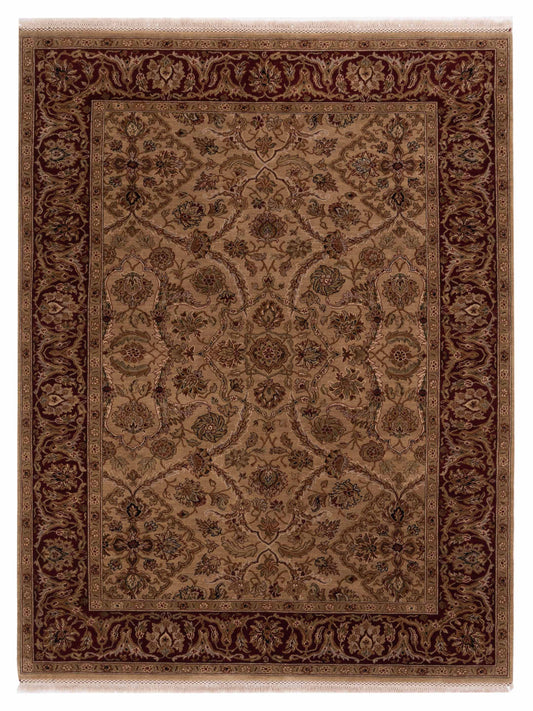 Rajpur Crown  Beige Red Transitional