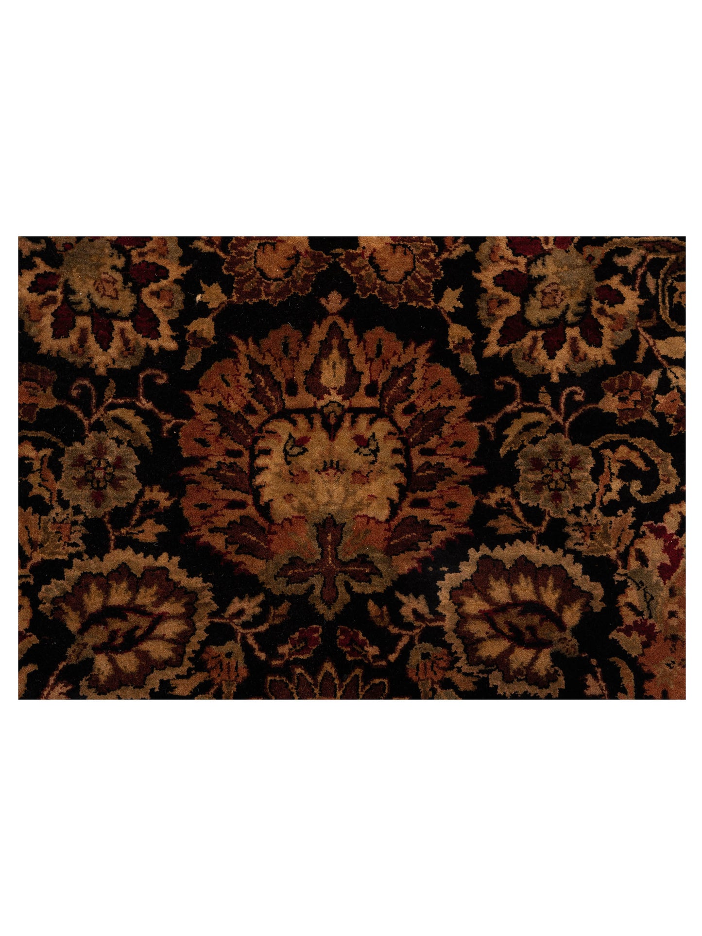 Sansira Black Gold 8.9x11.11 Hand Knotted Rug