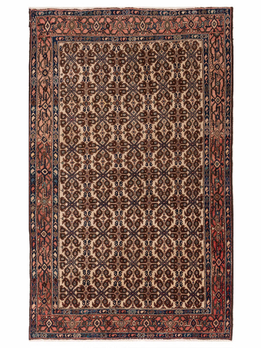 Pasha Antique Heirloom  Ivory Pink Traditional