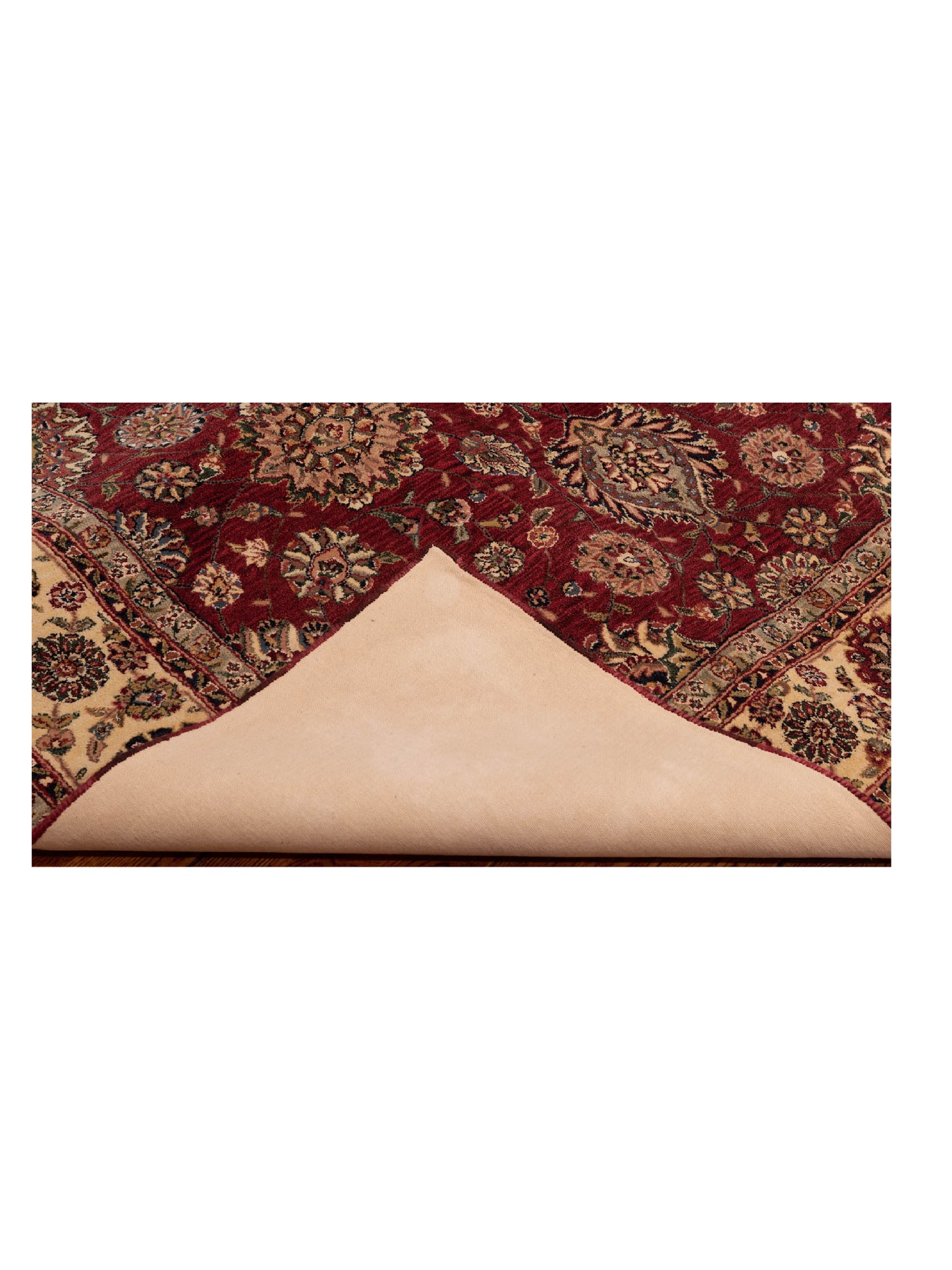 Tuforia Burgundy Ivory 6x9 Hand Tufted Rug