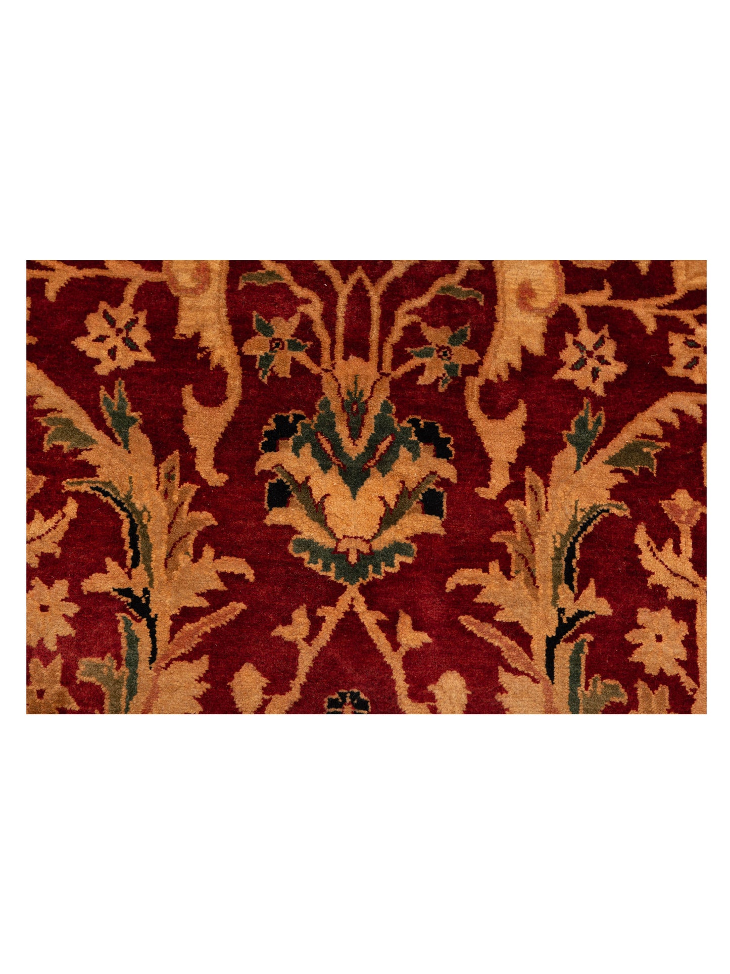 Corvella Red Black 9x12 Hand Knotted Rug