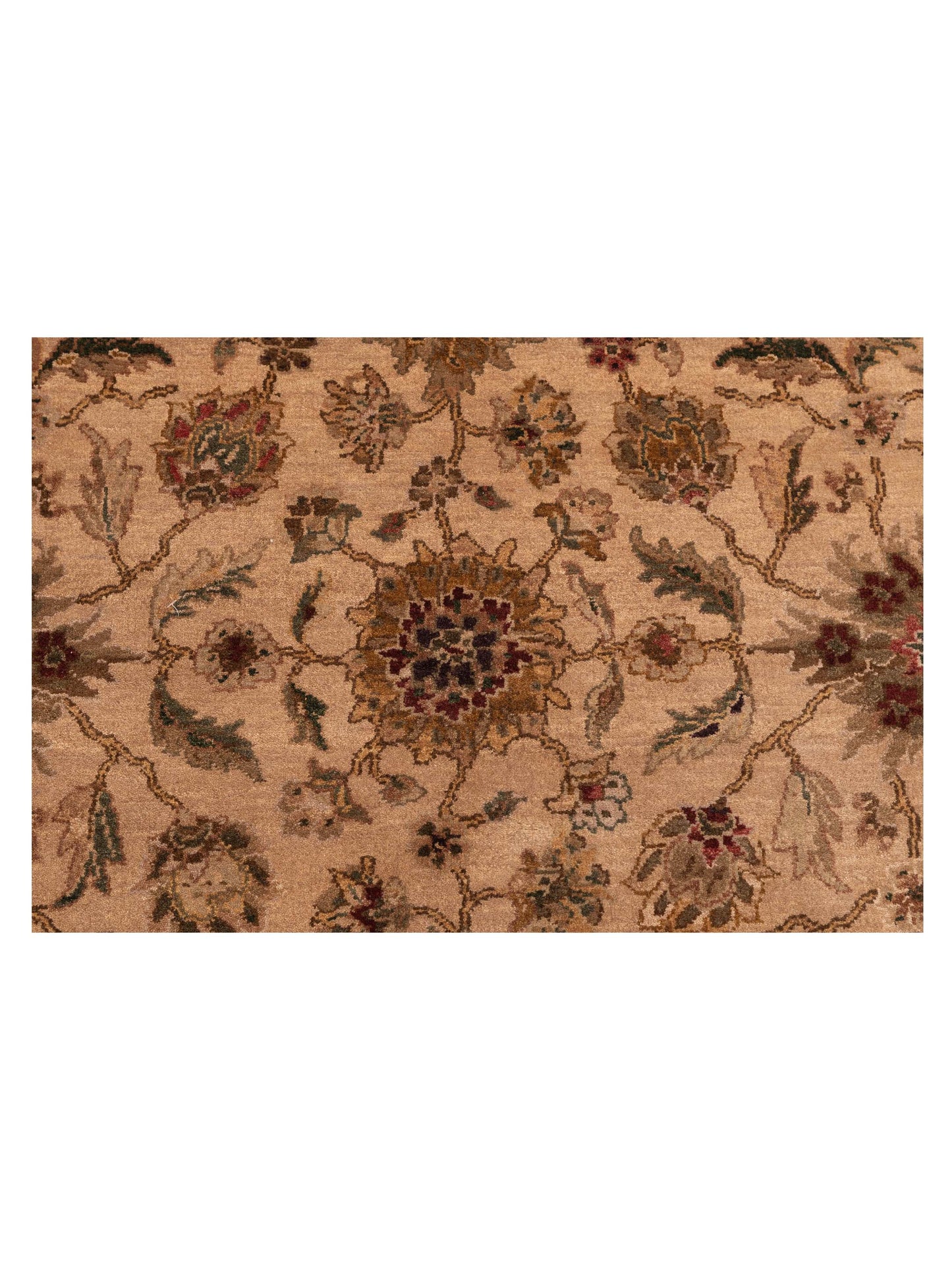 Corvella Beige Camel 9.4x11.7 Hand Knotted Rug