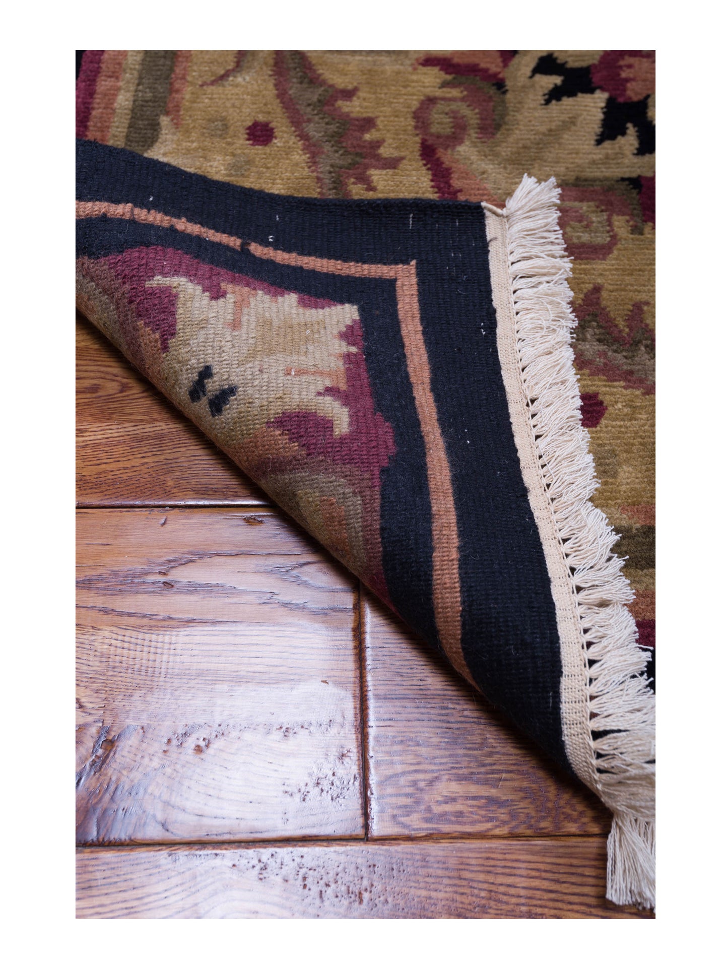 Tibarra Black Gold 10x13.11 Hand Knotted Rug