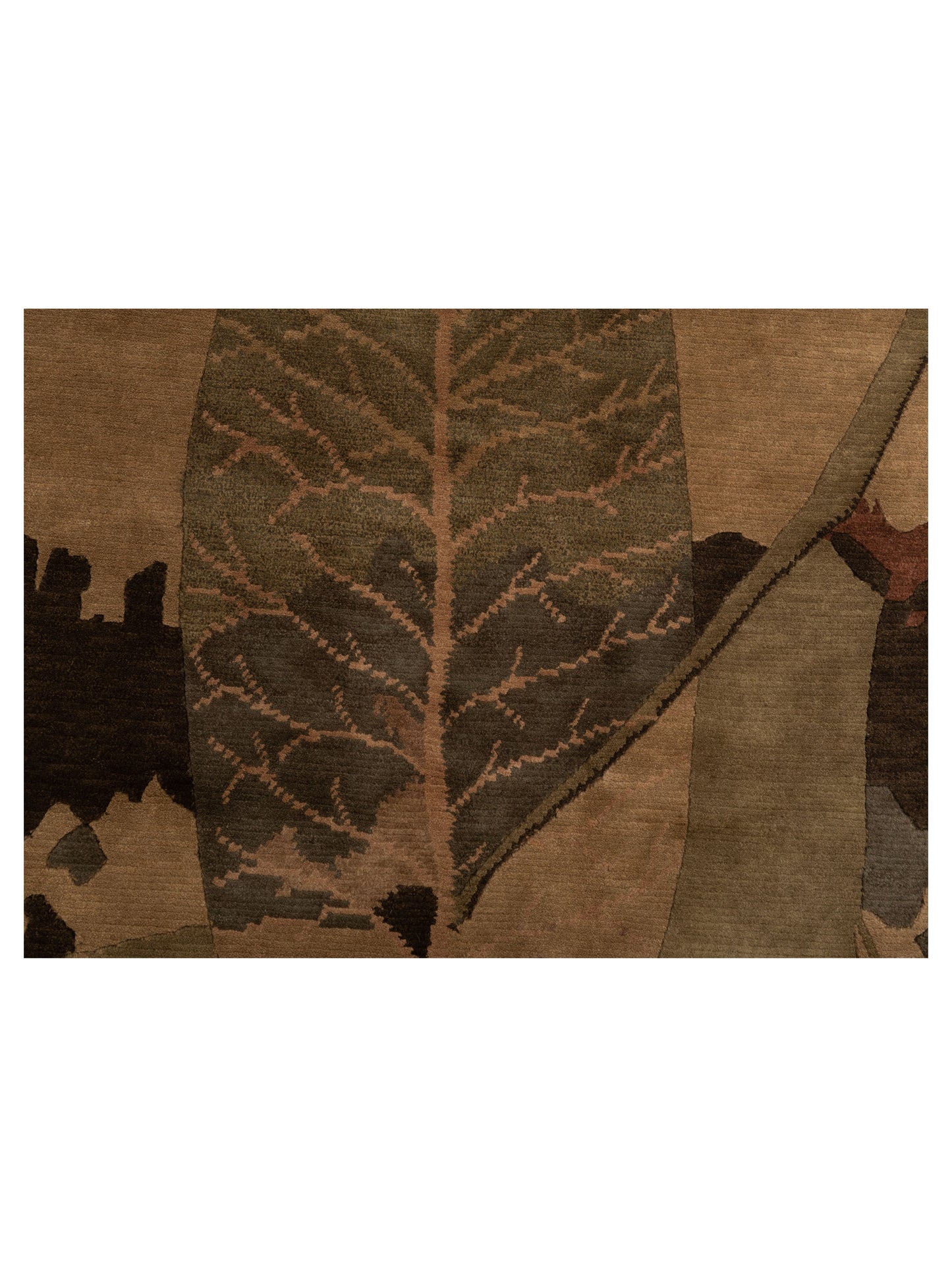 Tibarra Green 5.7x7.11 Hand Knotted Rug