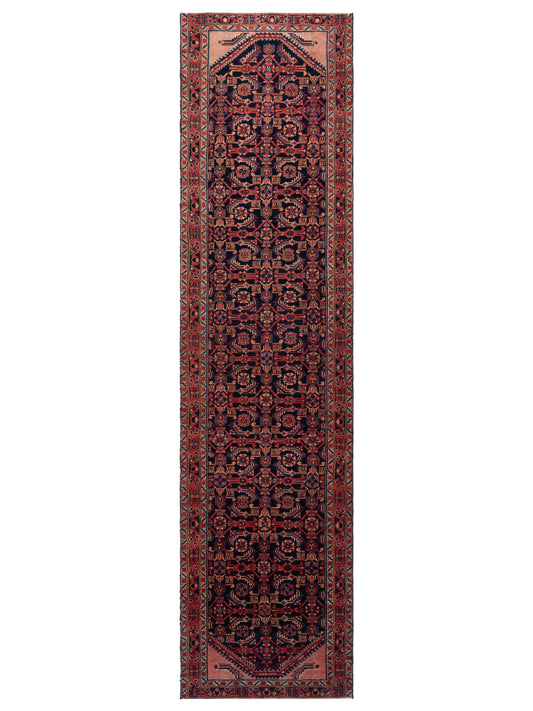 Pasha Antique Heirloom  Navy Red Traditional