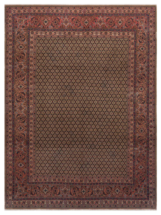 Pasha Antique Heirloom  Brown Pink Traditional