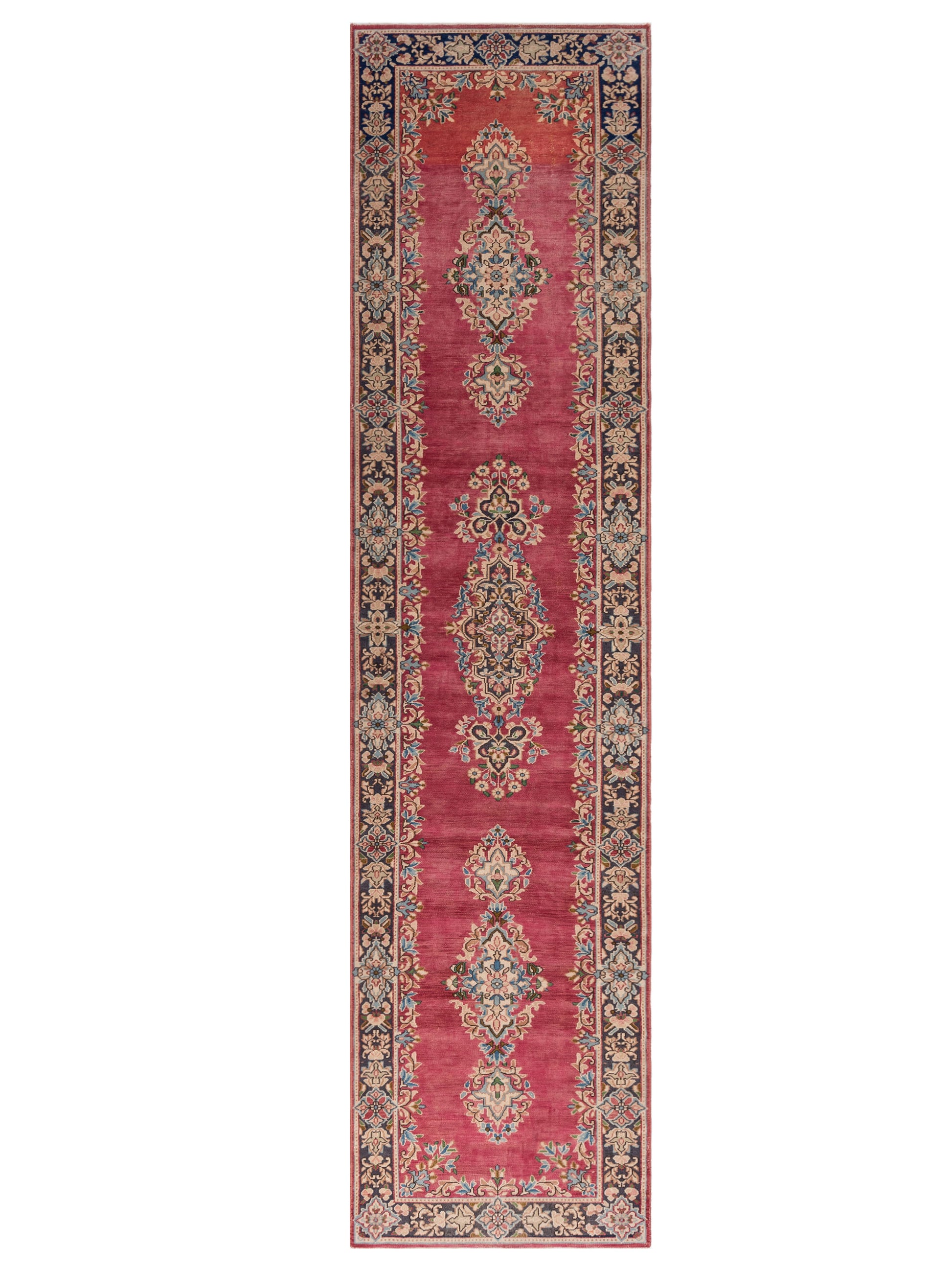 Pasha Antique Heirloom  Pink Brown Traditional
