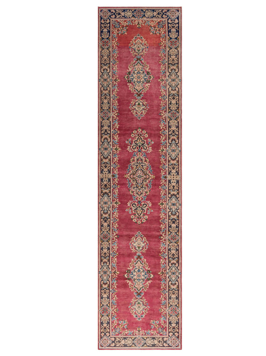 Pasha Antique Heirloom  Pink Brown Traditional