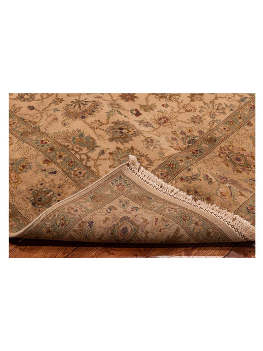 Corvella Cream Camel 9.4x11.9 Hand Knotted Rug